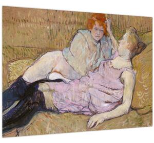 Kép - Henri de Toulouse-Lautrec, The Sofa, reprodukciók (70x50 cm)