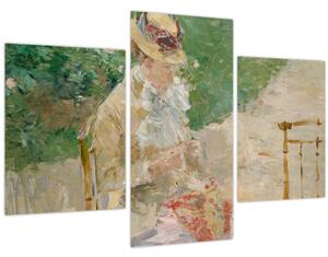 Kép - Berthe Morisot, Young Woman Knitting, reprodukciók (90x60 cm)