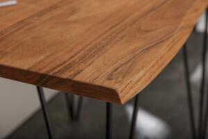 Design étkezőasztal Massive 120 cm asztallap 26 mm akác
