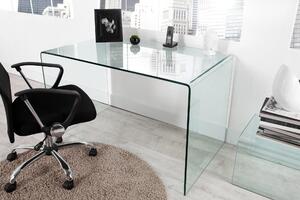 GHOST üveg íróasztal 120 cm