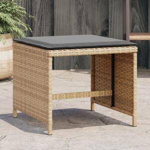 VidaXL 4 db vegyes bézs polyrattan kerti szék párnával 41 x 41 x 36 cm