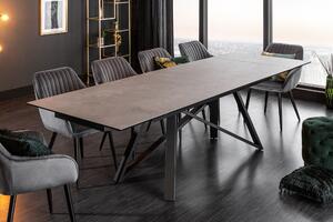 Étkezőasztal Callen 180-220-260 cm kerámia beton
