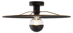 Mennyezeti lámpa fekete lapos árnyalatú fekete 45 cm - Combi