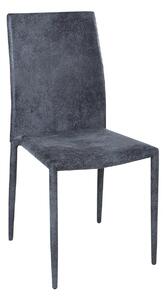 MILANO antik sötétszürke szék