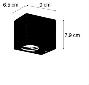 4 db modern fali lámpa készlet fekete IP44 - Baleno I