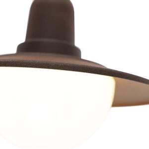 Vintage kültéri fali lámpa barna IP44 mozgásérzékelő - Herman