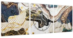 Kép - Design márvány (órával) (90x30 cm)