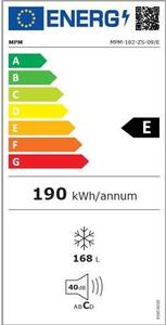 MPM Fagyasztószekrény 5 rekesz, 168 l MPM-182-ZS-09/E