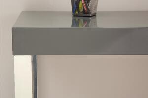 GREY DESK sötétszürke íróasztal 120cm