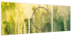 Kép - Részlet a tavaszi ködös természetből (órával) (90x30 cm)