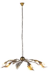 Vintage függesztett lámpa 6-könnyű arany - Botanica