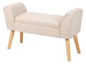 Design ülőpad Dafina 90 cm len bézs