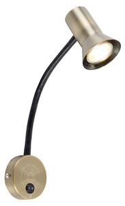 Fali lámpa bronz flexibilis karral - Karin flex