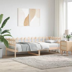 Tömör fenyőfa kanapéágy matrac nélkül 90 x 190 cm