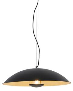 Vintage függesztett lámpa, fekete, 60 cm arany - Emilienne Novo