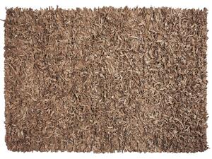 Shaggy szőnyeg - Bőr - Bézs - 140x200 cm - MUT