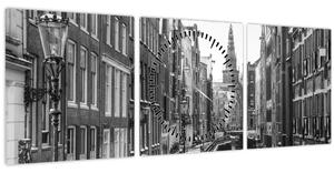 Kép - Hollandia (órával) (90x30 cm)