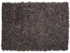 Shaggy szőnyeg - Bőr - Barna - 140x200 cm - MUT