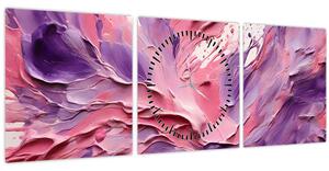 Kép - Romantikus absztrakció (órával) (90x30 cm)