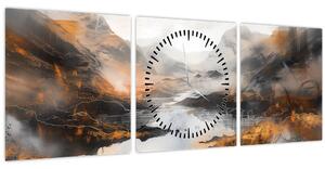 Kép - Hegyi tájak festése (órával) (90x30 cm)