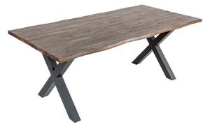 Design étkezőasztal Evolution 160 cm barna / akác
