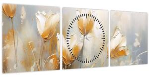 Kép - Tulipánok festése (órával) (90x30 cm)