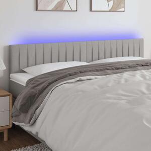 VidaXL LED-es Fejtámla - Szövet - 200x5x78/88 cm