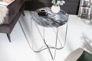Design kisasztal Tristen III 43 cm márvány szürke