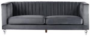 Elegáns háromszemélyes sötétszürke kanapé ARVIKA