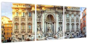 Kép - Trevi-kút (órával) (90x30 cm)
