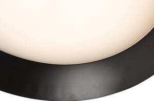 Modern mennyezeti lámpa fekete 30 cm, LED - Bjorn