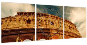 Kép - Római Colosseum (órával) (90x30 cm)