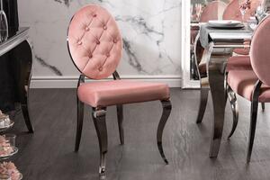 Design szék Rococo II rózsaszín