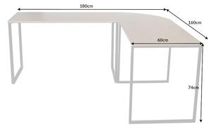 Design sarok íróasztal Boss 180 cm tölgy