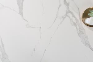 Kerámia dohányzóasztal Sloane 100 cm fehér márvány