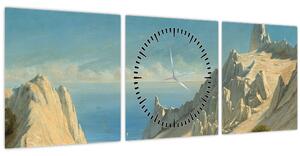 Kép - Georg Emil Libert, View of Sommerspiret, the Cliffs of Møn, reprodukciók (órával) (90x30 cm)