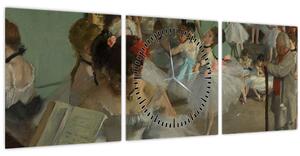 Kép - Edgar Degas, The Dance Class, reprodukciók (órával) (90x30 cm)