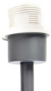 Modern fali lámpa sötétszürke, 1 lámpa kapcsolóval - Combi