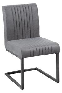 BIG ASTON vintage szürke és fekete szék