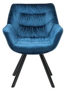 DUTCH COMFORT kék karfás szék