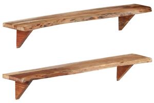 Akácfa Fali Polc - 2 db - 110cm
