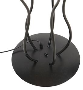 Design állólámpa fekete 5-lámpa - Wimme