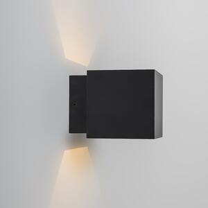 2 db fekete / arany fali lámpa készlet LED-del - Caja