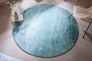 Design kerek szőnyeg Rowan 150 cm türkiz-bézs
