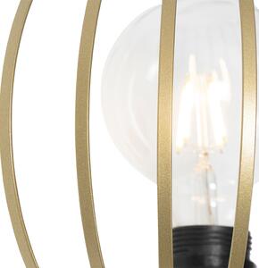 Design fali lámpa sárgaréz 30 cm - Johanna