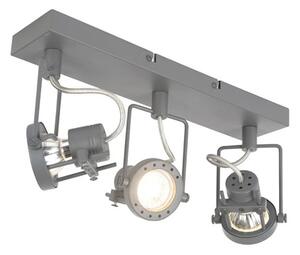 Ipari spot antracit 3-fény forgatható és dönthető - Suplux