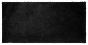 Fekete hosszú szálú szőnyeg 80 x 150 cm EVREN
