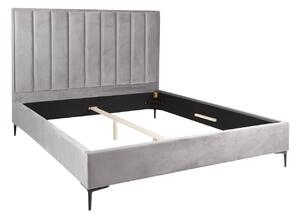 Design ágy Gallia 160 x 200 cm ezüstszürke