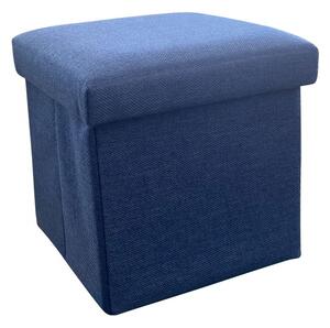 Ülésre alkalmas tárolódoboz, ülőke kék (storage-box-38-blue)