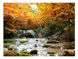Fotótapéta - autumn - waterfall
